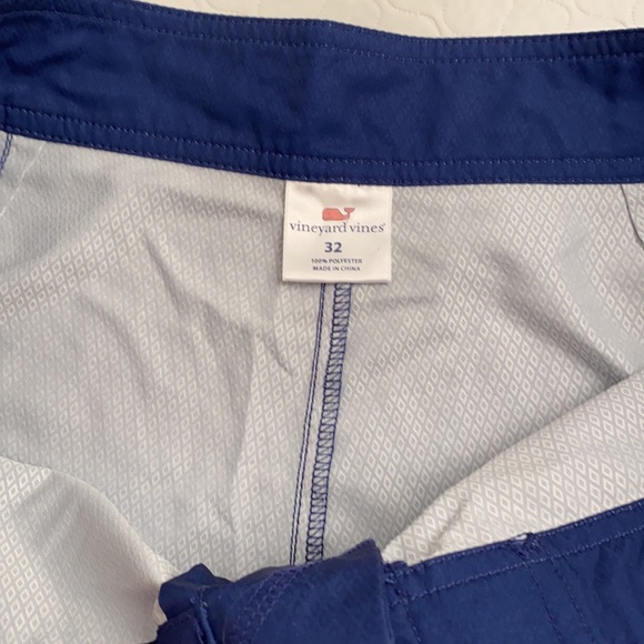 Vineyard Vines multicolor navy red white striped unlined board shorts 32 - Picture 5 of 9